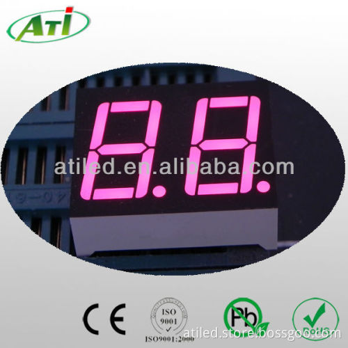 0.28 inch red double digit 7 segment LED display, 2 digit LED